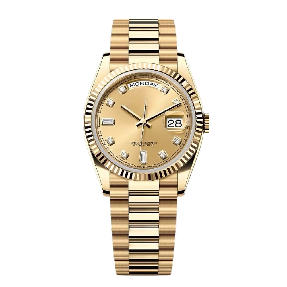 Day-Date Diamond 128238 “Yellow Gold”