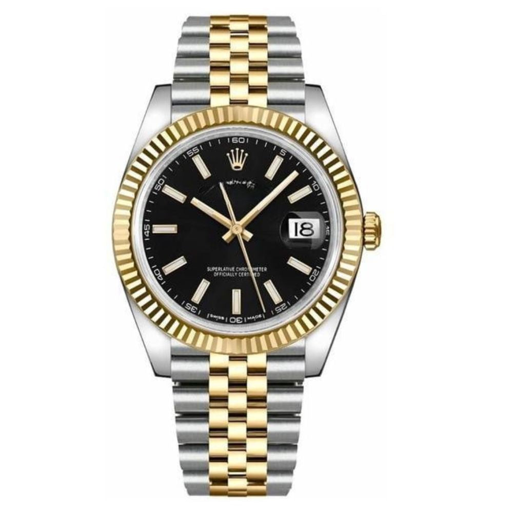 Datejust Black Dial Gold & Steel 41mm
